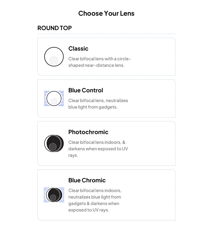 Select your lenses