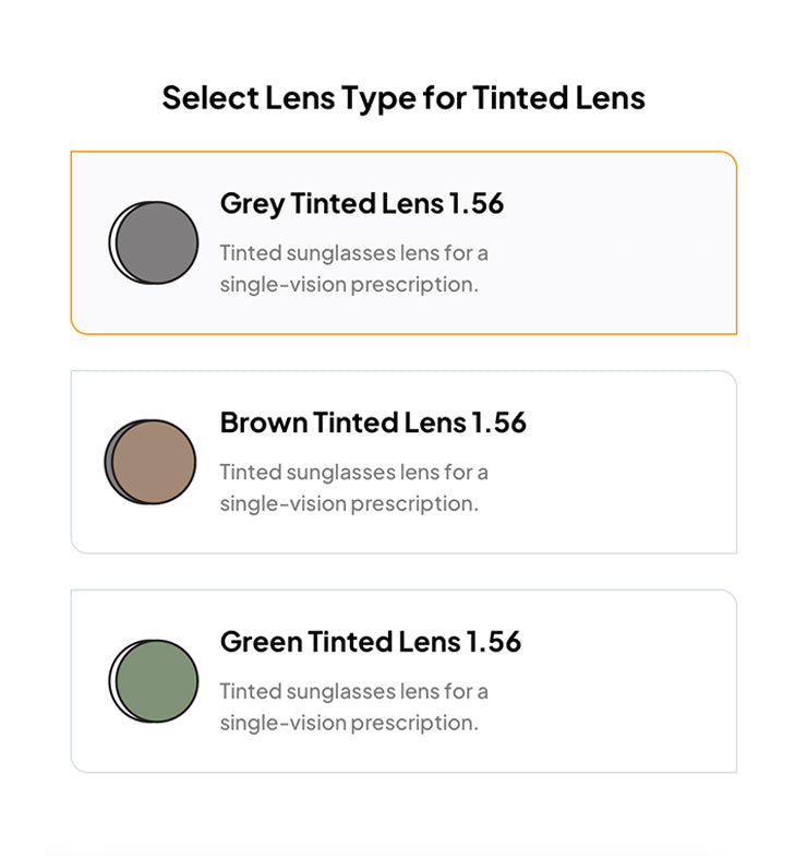 Select your lenses