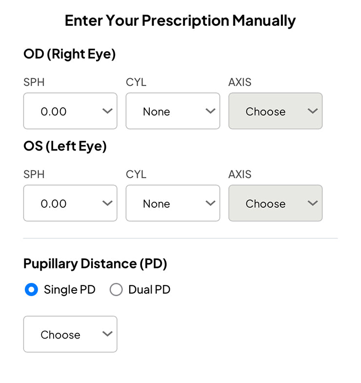 Insert your prescription